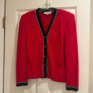 St. John Collection red and black size 8